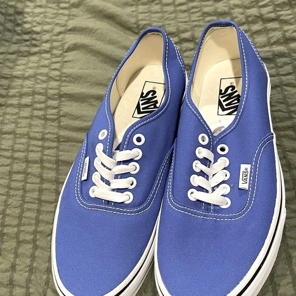 Vans blue. Women's 9/mens 7.5. NWOT. Great color! - Picture 2 of 5